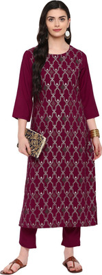 ZIYAA Women Kurta Pant Set