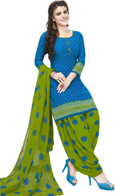 Jevi Prints Crepe Printed Salwar Suit Material