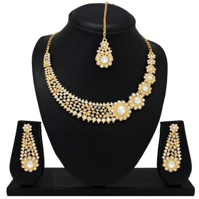 Atasi International Alloy Gold-plated Gold Jewellery Set(Pack of 1)