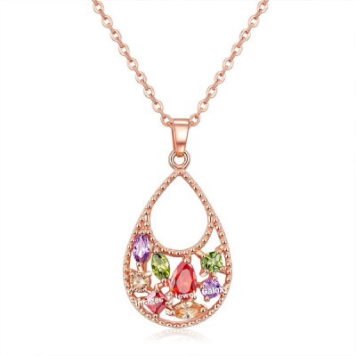 Jewels Galaxy Luxuria Gold-plated Cubic Zirconia Alloy Pendant