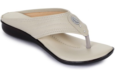 ShoeNstring Women Flats(Beige, Neutral , 8)