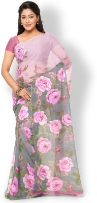 vaamsi Printed Daily Wear Chiffon Saree(Pink)