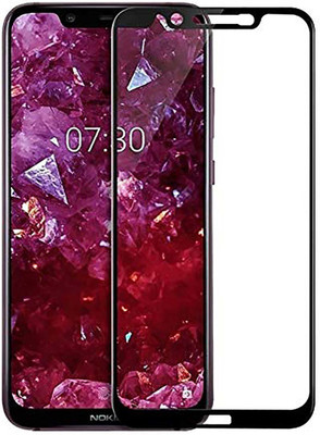 Casotec Edge To Edge Tempered Glass for Nokia 7.1 Plus(Pack of 1)