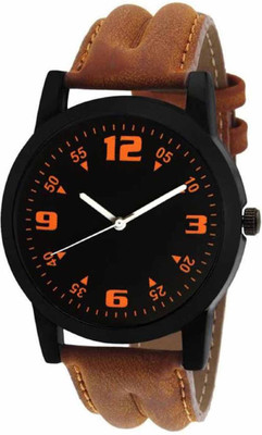 LOREO Arrival New Stylish Brown Leather Analog Watch  - For Men