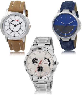 FERRIZZO New latest Designer Combo of 3 Analog Watch  - For Men