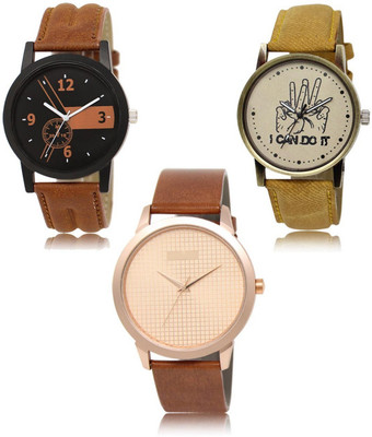 FERRIZZO New latest Designer Combo of 3 Analog Watch  - For Men