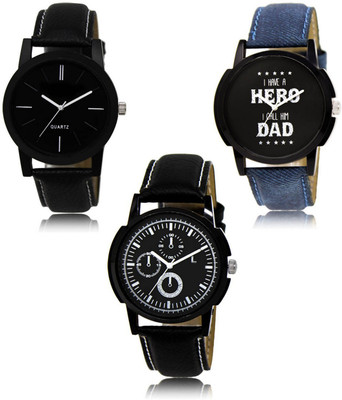 FERRIZZO New latest Designer Combo of 3 Analog Watch  - For Men