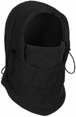 Orvax Black Helmet Skull Cap for Men & Women(Size: Free,  Balaclava)