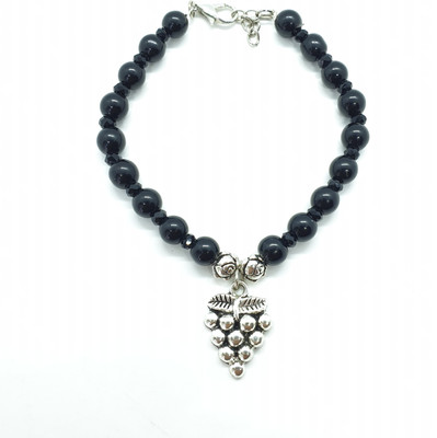 Glimex Silver Rhodium Charm Bracelet