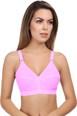 Eve's Beauty Full Coverage Women Full Coverage Non Padded Bra(Pink)