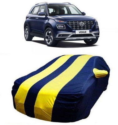 AAMANG Car Cover For Hyundai Venue (With Mirror Pockets)(Yellow)