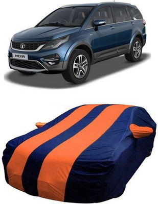XGuard Car Cover For Tata Hexa (With Mirror Pockets)(Orange)