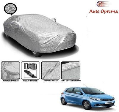 Auto Oprema Car Cover For Tata Tiago (With Mirror Pockets)(Silver)
