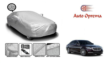 Auto Oprema Car Cover For Mercedes Benz S-Class (With Mirror Pockets)(Silver)