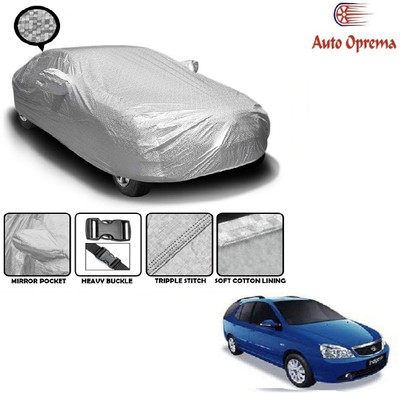 Auto Oprema Car Cover For Tata Indigo Marina (With Mirror Pockets)(Silver)