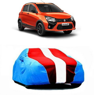 XG BRAND Car Cover For Maruti Suzuki Celerio (With Mirror Pockets)(Blue, Red)