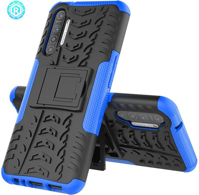 KrKis Back Cover for Realme XT, Realme X2(Blue, Grip Case, Pack of: 1)