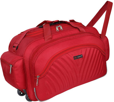 AM Creation   Unisex Lightweight 40 litres Travel Duffel Bag with Two Wheels and Spacious Compartment Duffel With Wheels (Strolley)