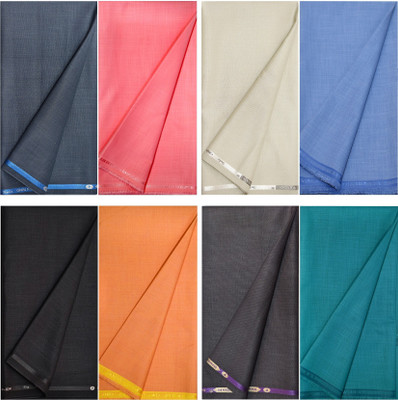 KUNDAN SULZ GWALIOR Polycotton Self Design Shirt & Trouser Fabric