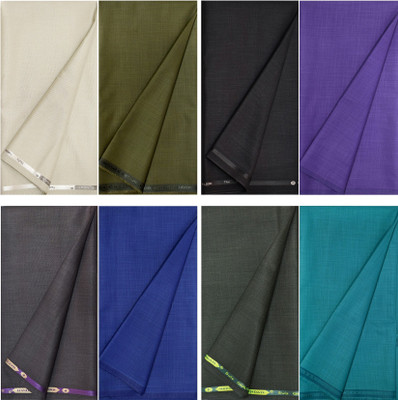 KUNDAN SULZ GWALIOR Polycotton Self Design Shirt & Trouser Fabric