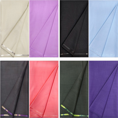 KUNDAN SULZ GWALIOR Polycotton Self Design Shirt & Trouser Fabric