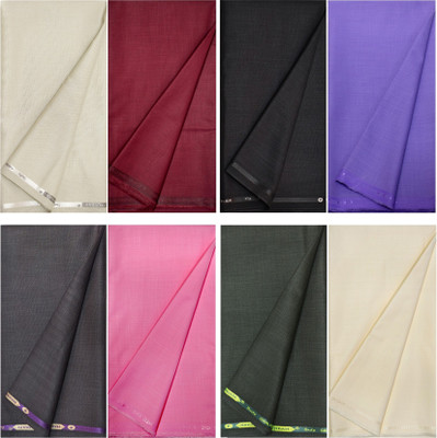 KUNDAN SULZ GWALIOR Polycotton Self Design Shirt & Trouser Fabric