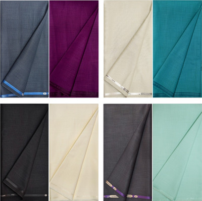 KUNDAN SULZ GWALIOR Polycotton Self Design Shirt & Trouser Fabric