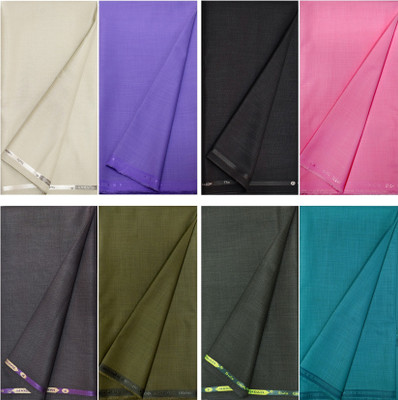KUNDAN SULZ GWALIOR Polycotton Self Design Shirt & Trouser Fabric