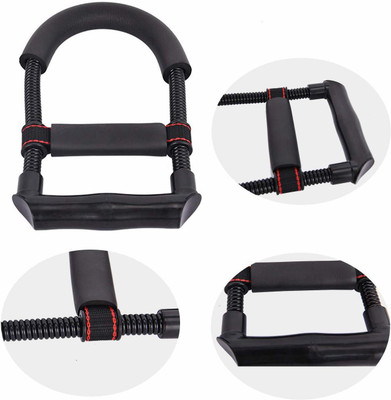 Leosportz power Wrist Arm Strength Forearm Wrist Exerciser Hand Grip/Fitness Grip(Black)
