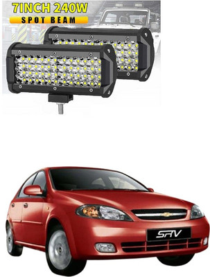 PRTEK Fog Light/Led bar/Work Light White 240 Watts 2pcs Universal Fitting Bikes and Cars 43 Headlight Car LED for Chevrolet (12 V, 12 W)(Optra SRV, Pack of 2)