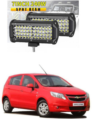 PRTEK Fog Light/Led bar/Work Light White 240 Watts 2pcs Universal Fitting Bikes and Cars 41 Headlight Car LED for Chevrolet (12 V, 12 W)(UVA, Pack of 2)