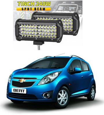 PRTEK Fog Light/Led bar/Work Light White 240 Watts 2pcs Universal Fitting Bikes and Cars 6 Headlight Car LED for Chevrolet (12 V, 12 W)(Beat, Pack of 2)