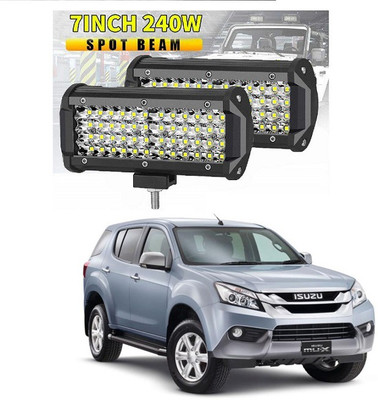 PRTEK Fog Light/Led bar/Work Light White 240 Watts 2pcs Universal Fitting Bikes and Cars 100 Headlight Car LED for Isuzu (12 V, 12 W)(MU-7, Pack of 2)