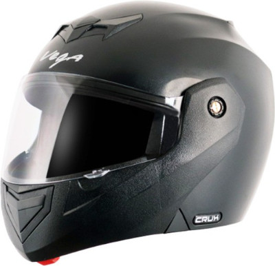 VEGA Crux Flip-Up Motorsports Helmet(Black)