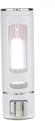 Quality BIt Glossy White INNOVA 400 ml Heavy Duty ABS Plastic Body Liquid Soap Dispenser 400 ml Soap Dispenser(White)