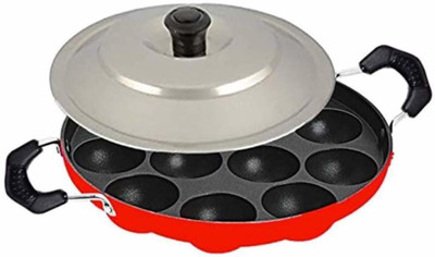 Sahas with Lid 0.1 L capacity 23 cm diameter(Aluminium, Non-stick)