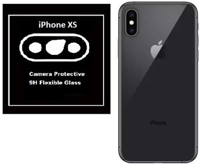 ISAAK Back Camera Lens Glass Protector for Apple iPhone XS(Pack of: 1)
