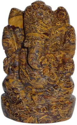 pinkcity creation Hand Carved Showpieces Figurine Mariam Stone Religious Idol Ganesha 10 cm Decorative Showpiece  -  10 cm(Stone, Multicolor)