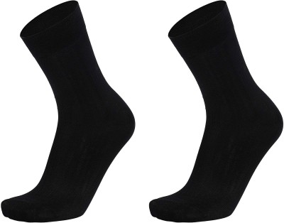 VICINITY Men Solid Mid-Calf/Crew(Pack of 2)