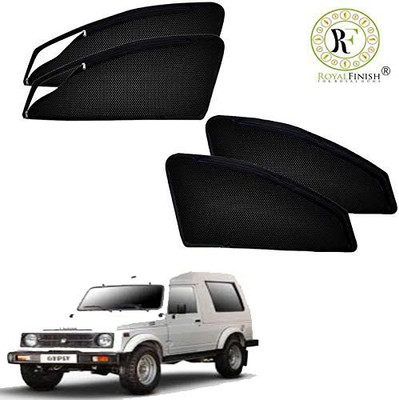 DENISIGA Rear Window, Side Window Sun Shade For Maruti Suzuki Gypsy(Black)