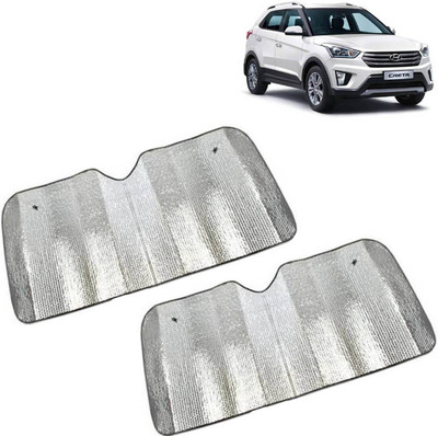 VOCADO Dashboard, Rear Window Sun Shade For Hyundai Creta(Silver)