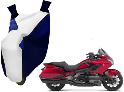 WolkomHome Two Wheeler Cover for Honda(Twin, Blue, White)