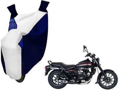 WolkomHome Two Wheeler Cover for Bajaj(Avenger 220 Cruise, Blue, White)