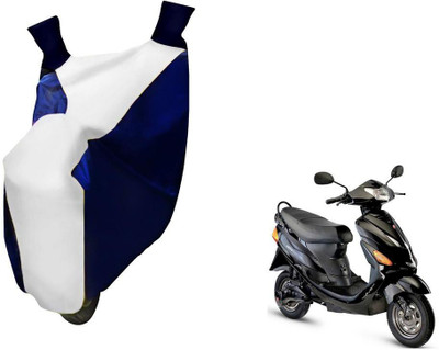 WolkomHome Two Wheeler Cover for Hero(Electric, Blue, White)