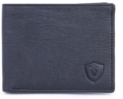 Keviv Men Black Artificial Leather Wallet(7 Card Slots)