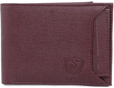 Keviv Men Brown Artificial Leather Wallet(7 Card Slots)