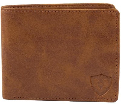 Keviv Men Casual Brown Genuine Leather Wallet(4 Card Slots)