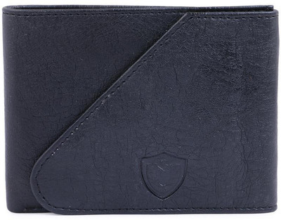 Keviv Men Casual Black Artificial Leather Wallet(7 Card Slots)