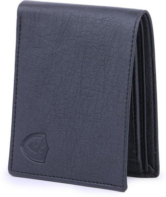 Keviv Men Casual Black Artificial Leather Wallet(5 Card Slots)