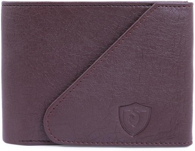 Keviv Men Casual Purple Artificial Leather Wallet(7 Card Slots)